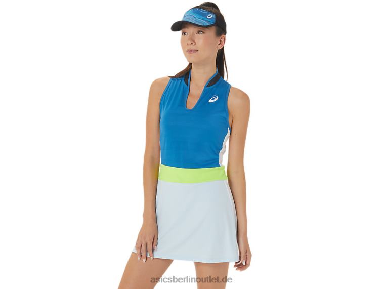 Damen-Match-Kleid BL4N2250Asics wiedergeborenes Blau/Himmel