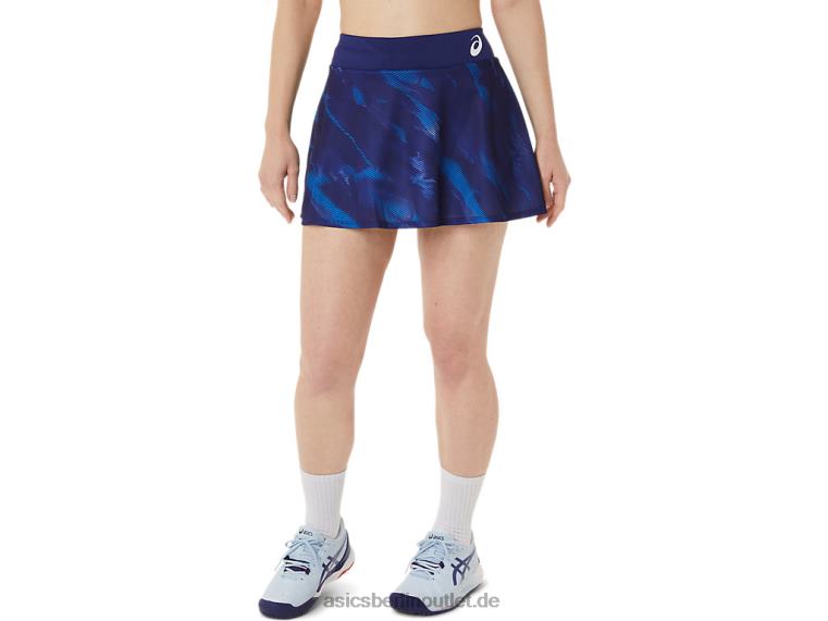 Match-Grafik-Skort für Damen BL4N3064Asics tauchblau