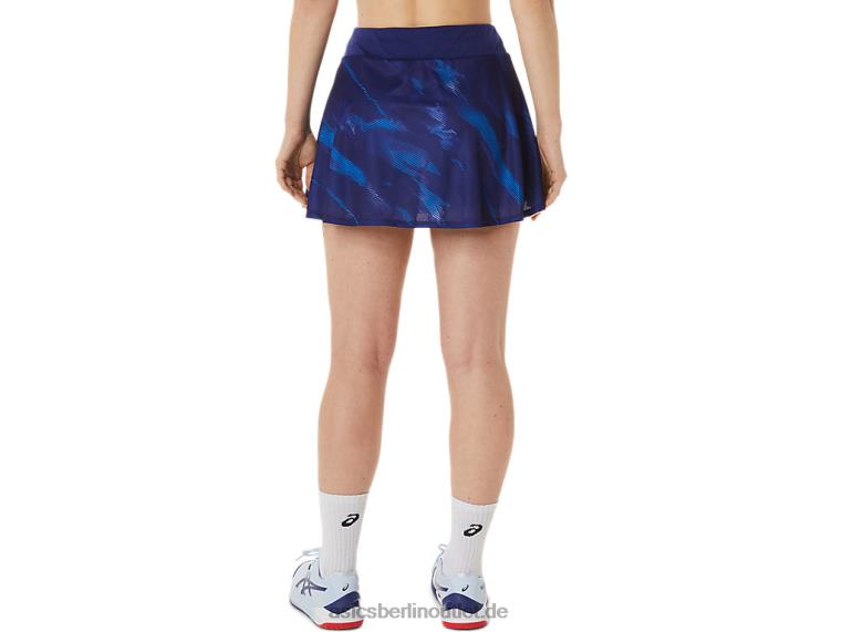 Match-Grafik-Skort für Damen BL4N3064Asics tauchblau