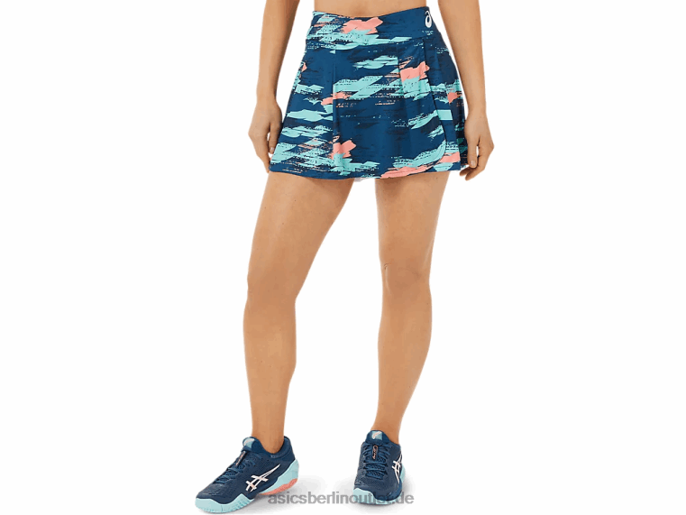 Match-Grafik-Skort für Damen BL4N3503Asics helles Indigo