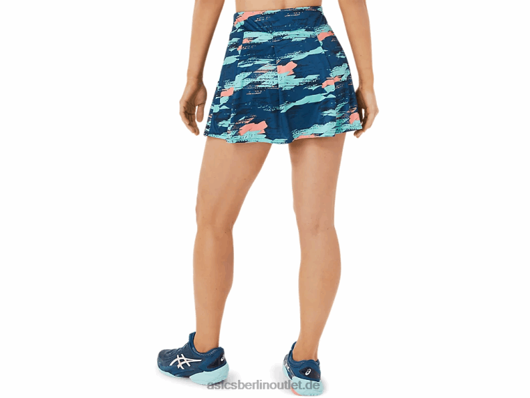 Match-Grafik-Skort für Damen BL4N3503Asics helles Indigo