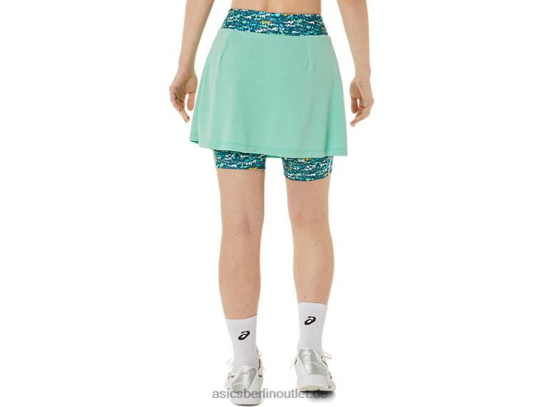 Neuer Strong 92 Skort für Damen BL4N3057Asics Seafoam/Tennis Japan gebürstet aop
