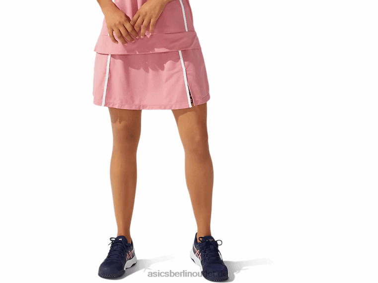 Neuer Strong 92 Skort für Damen BL4N3833Asics Smokey Rose/Deep Mars-Druck