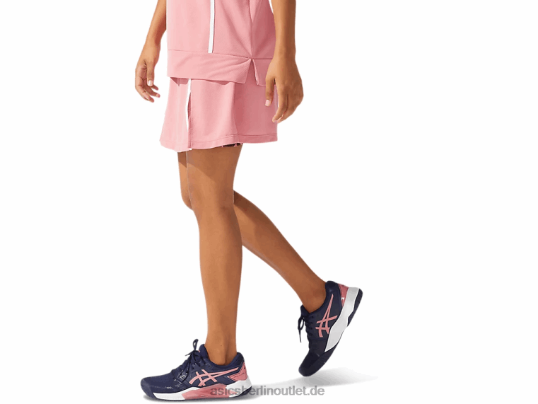 Neuer Strong 92 Skort für Damen BL4N3833Asics Smokey Rose/Deep Mars-Druck
