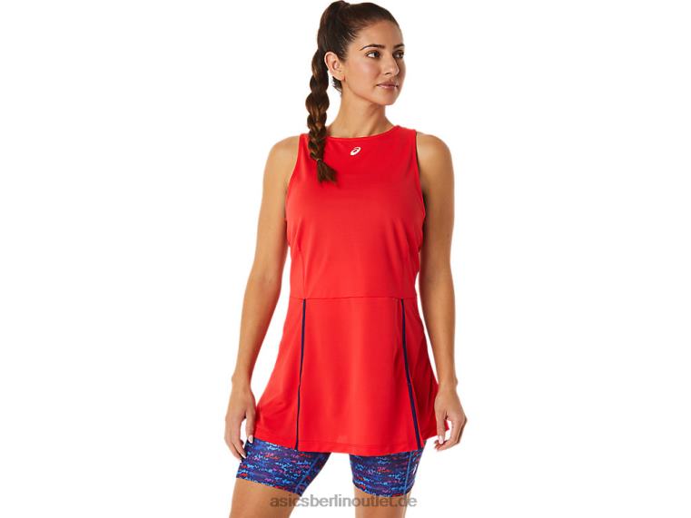 Neues starkes 92-Kleid für Damen BL4N3059Asics Roter Alarm/Tennis Japan gebürstet