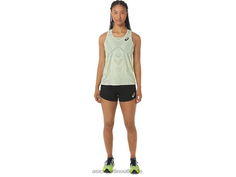 Actibreeze-Jacquard-Unterhemd für Damen BL4N2226Asics flüstern grün