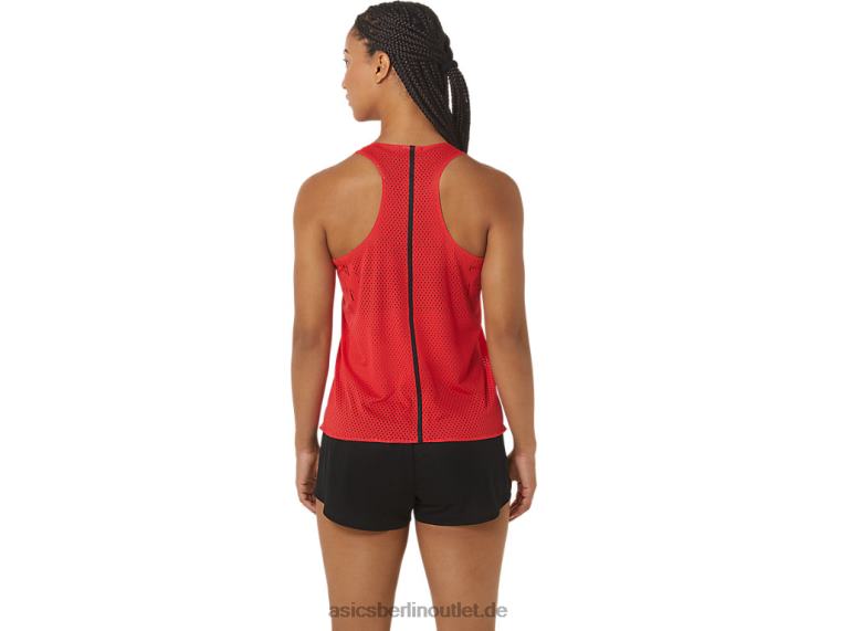 Actibreeze-Jacquard-Unterhemd für Damen BL4N2341Asics elektrisches Rot