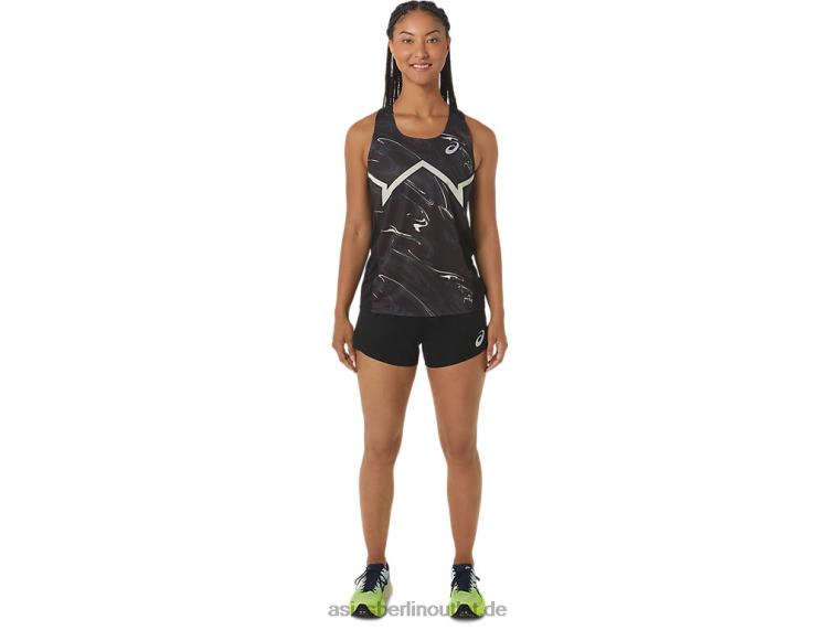 CJ-Line Light Singlet für Damen BL4N2347Asics Performance-Schwarz/Flüstergrün