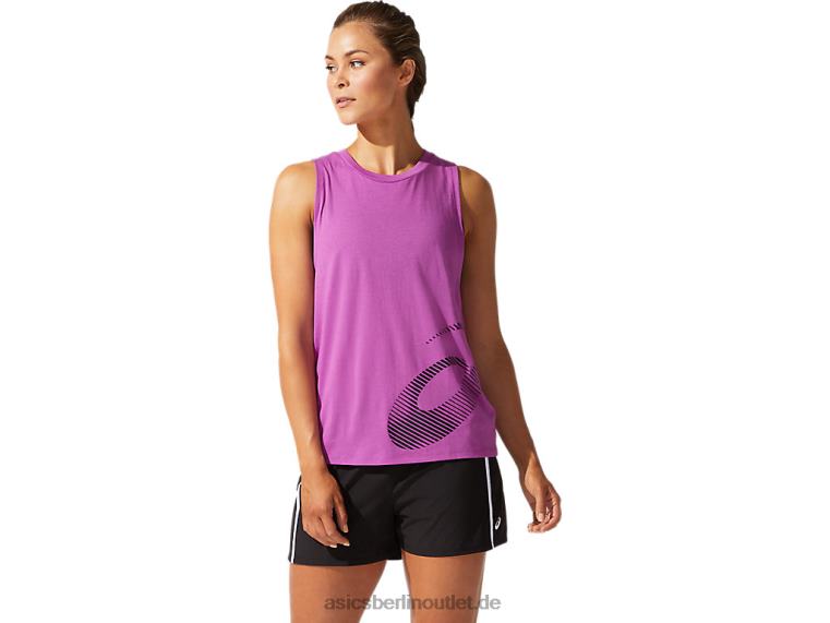 Core-Grafik-Tanktop für Damen BL4N4059Asics digitale Traube