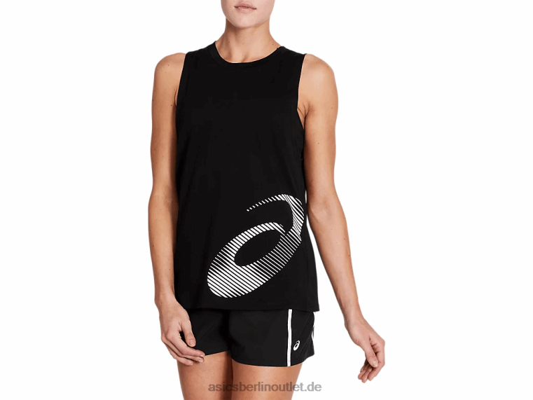 Core-Grafik-Tanktop für Damen BL4N4074Asics Leistung schwarz