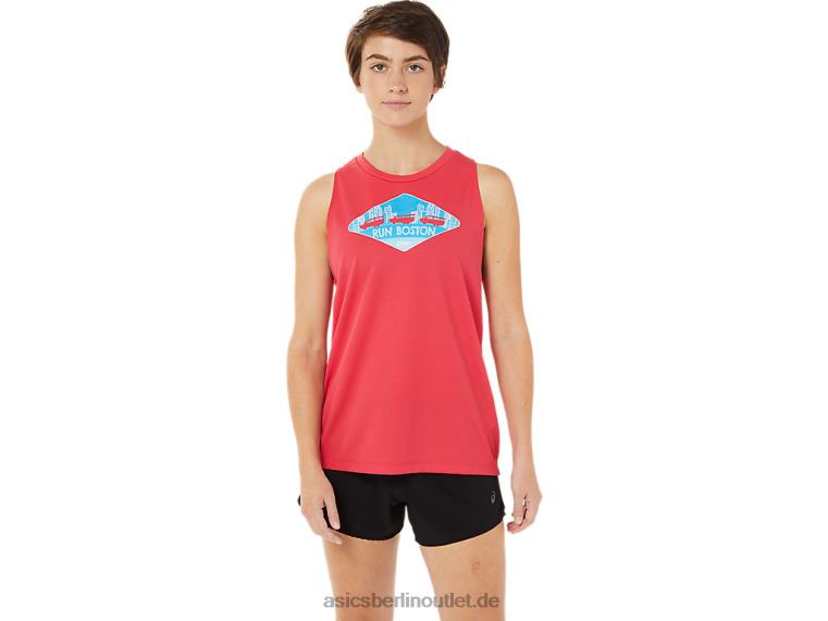 Damen Bos RS Tank i BL4N3714Asics Pixelrosa