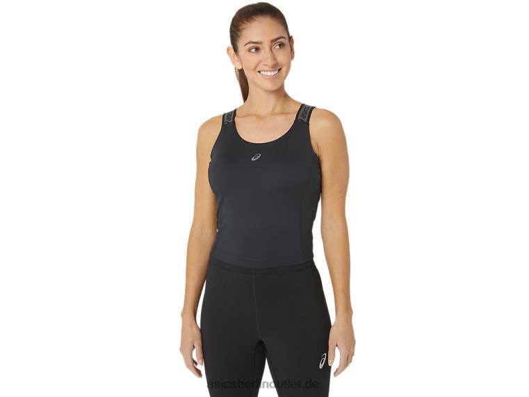 Damen-Fit-Sana-Cropped-Tanktop BL4N2357Asics Leistung schwarz
