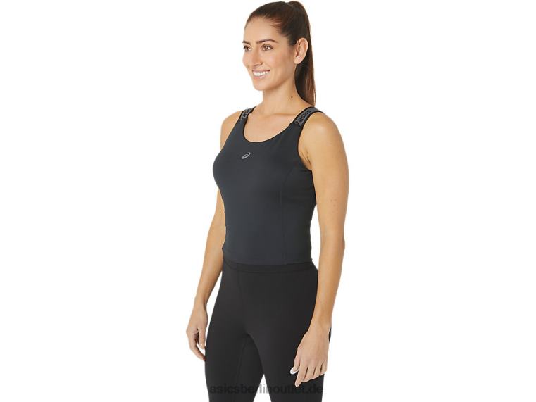 Damen-Fit-Sana-Cropped-Tanktop BL4N2357Asics Leistung schwarz