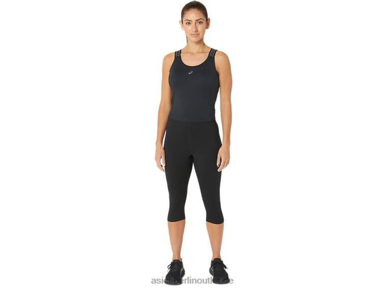 Damen-Fit-Sana-Cropped-Tanktop BL4N2357Asics Leistung schwarz
