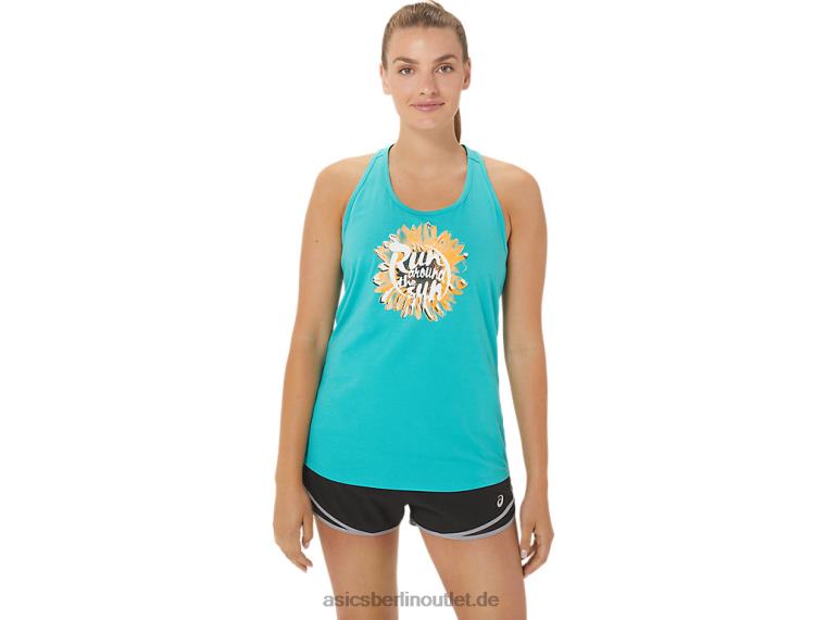 Damen-Lauf um die Sonne, Racerback BL4N3013Asics Seeglas