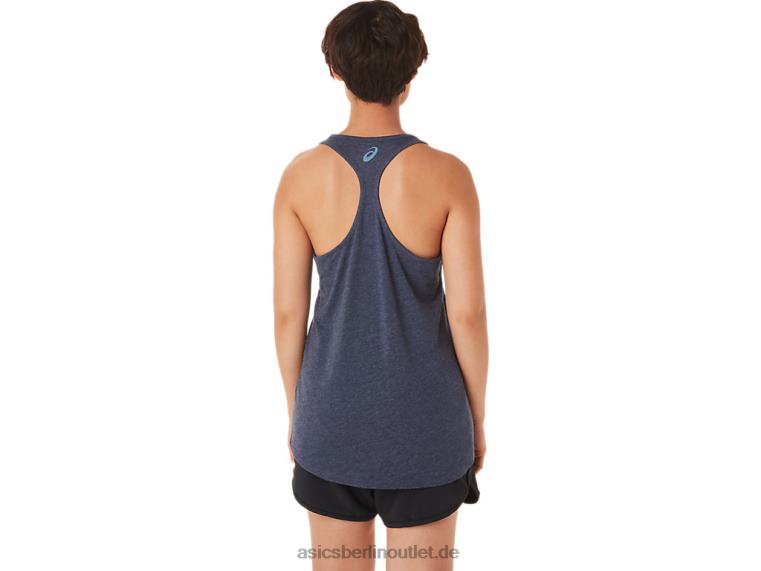 Damen-Lauf um die Sonne, Racerback BL4N3418Asics Peacoat-Heidekraut