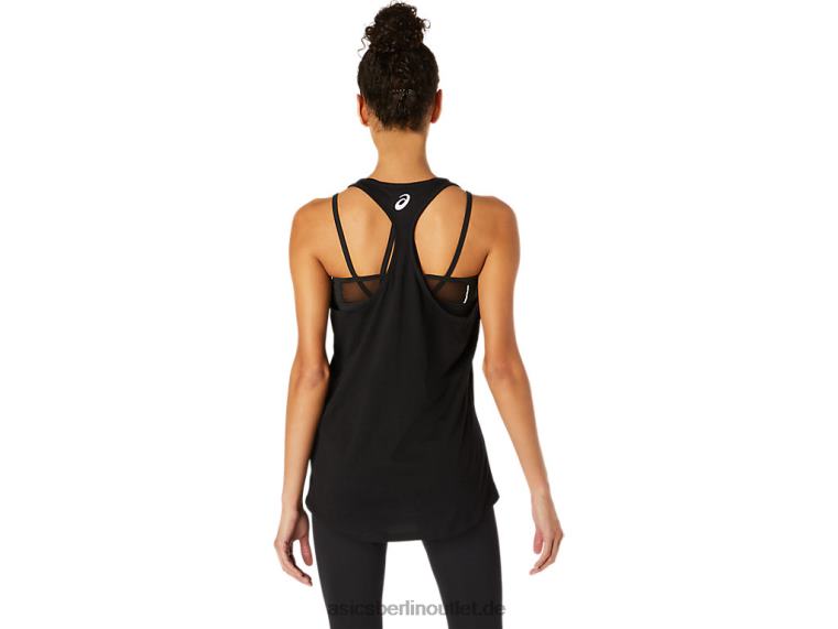 Damen-Lauf um die Sonne, Racerback BL4N4104Asics Leistung schwarz