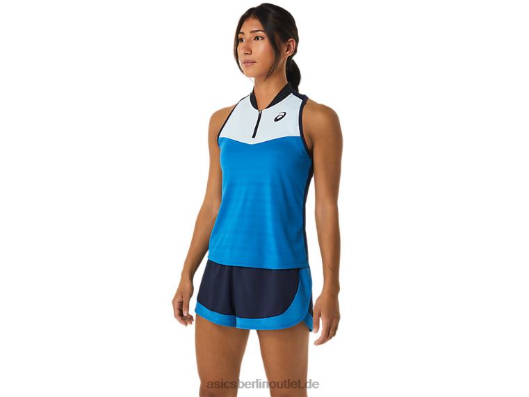 Damen-Match-Tanktop BL4N2251Asics Himmel/wiedergeborenes Blau
