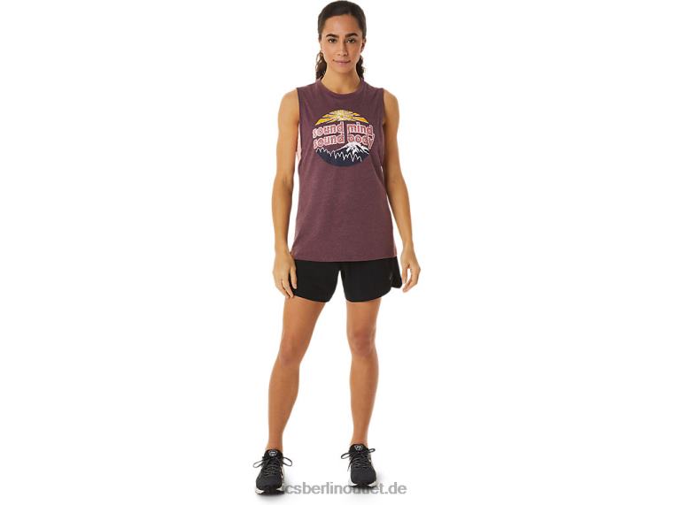 Damen-Mountain-Muscle-Tanktop BL4N2832Asics tiefes Marsheidekraut