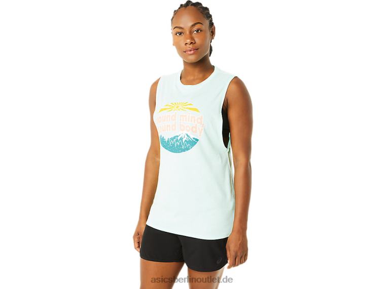 Damen-Mountain-Muscle-Tanktop BL4N3713Asics frisches Eisheidekraut