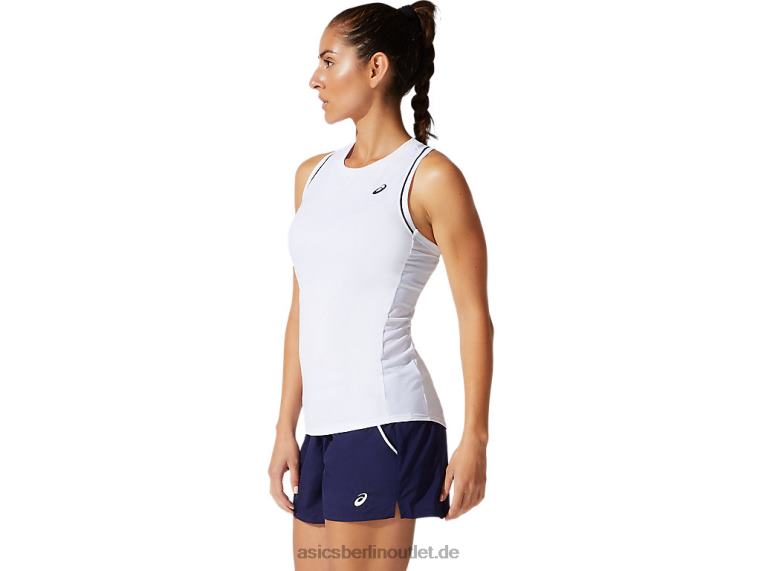 Damen-Paspeltank BL4N3876Asics strahlend weiß