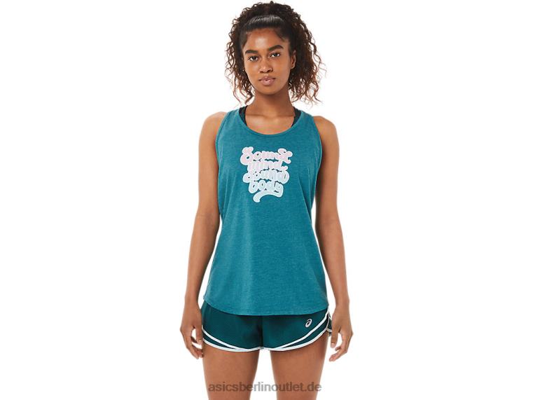 Damen-Philosophie-Racerback BL4N2828Asics samtiges Kiefernheidekraut