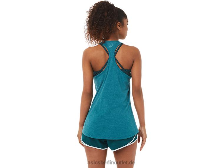Damen-Philosophie-Racerback BL4N2828Asics samtiges Kiefernheidekraut