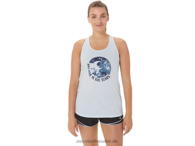 Damen Relax and Breath Racerback BL4N3014Asics weicher Himmel