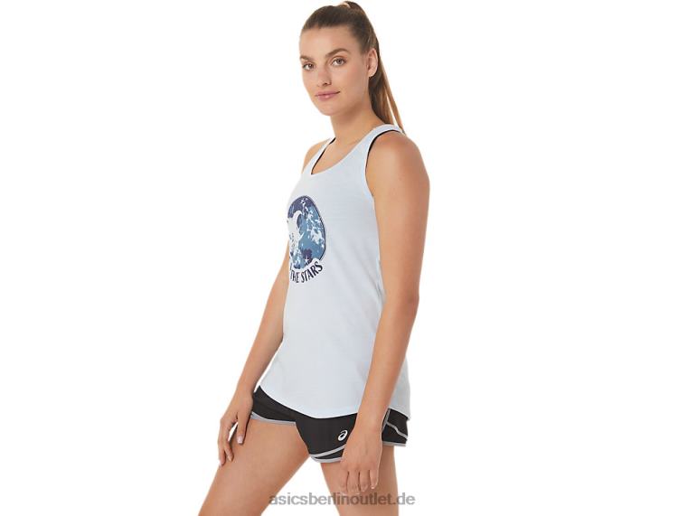 Damen Relax and Breath Racerback BL4N3014Asics weicher Himmel