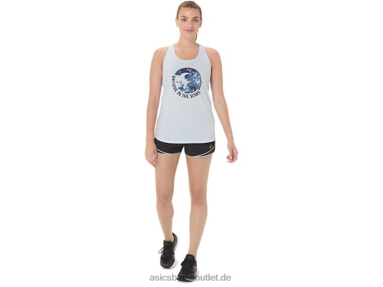 Damen Relax and Breath Racerback BL4N3014Asics weicher Himmel