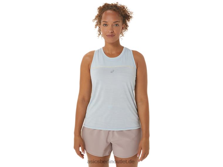Damen-Renntank BL4N2247Asics Himmel/Creme