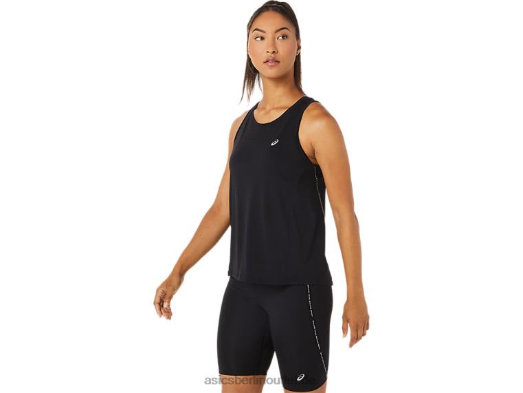 Damen-Renntank BL4N3345Asics Leistung schwarz