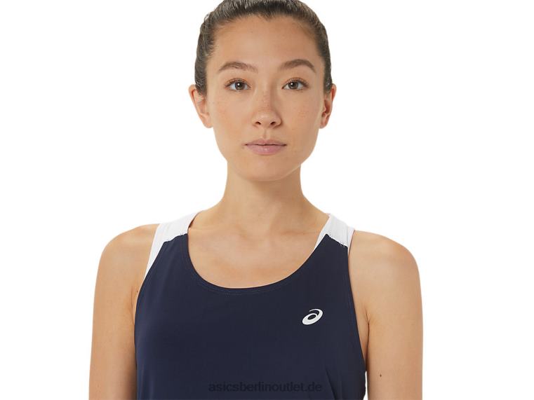 Damen-Tanktop BL4N2464Asics Mitternacht/Brillantweiß