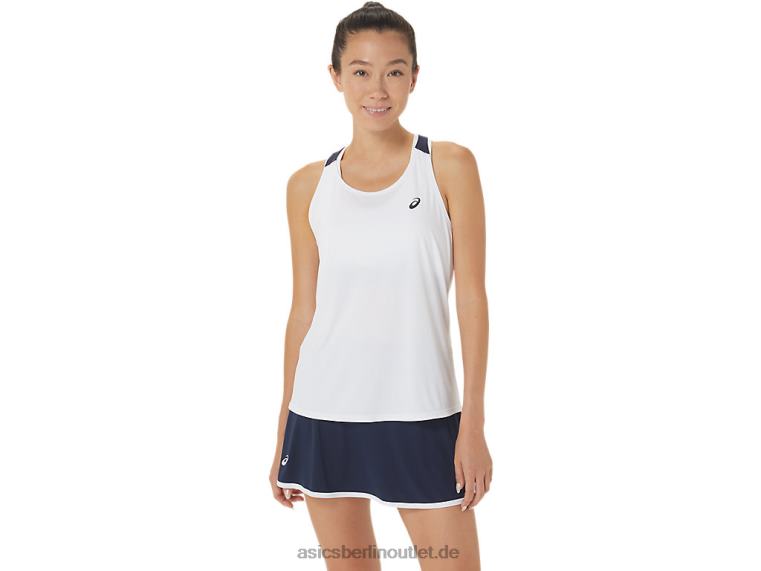 Damen-Tanktop BL4N2566Asics Brillantweiß/Mitternacht