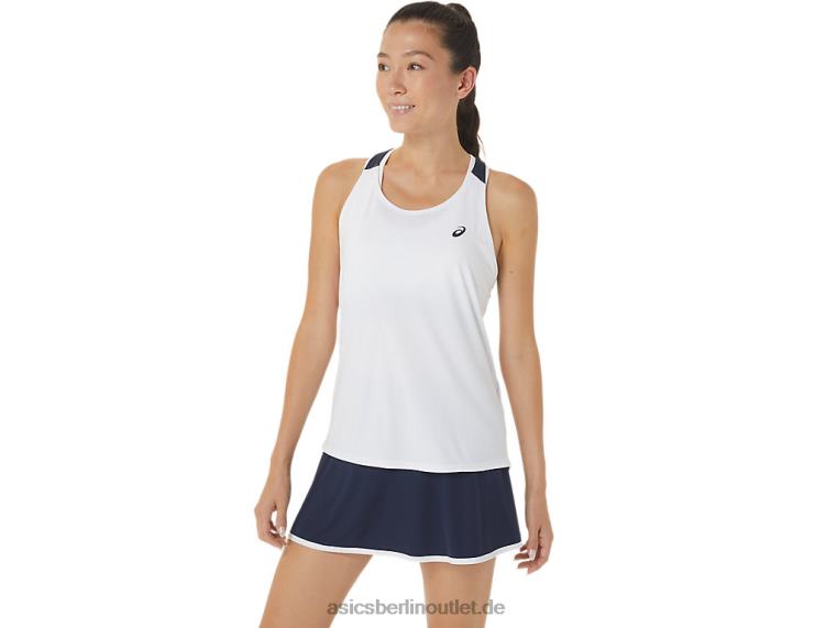 Damen-Tanktop BL4N2566Asics Brillantweiß/Mitternacht