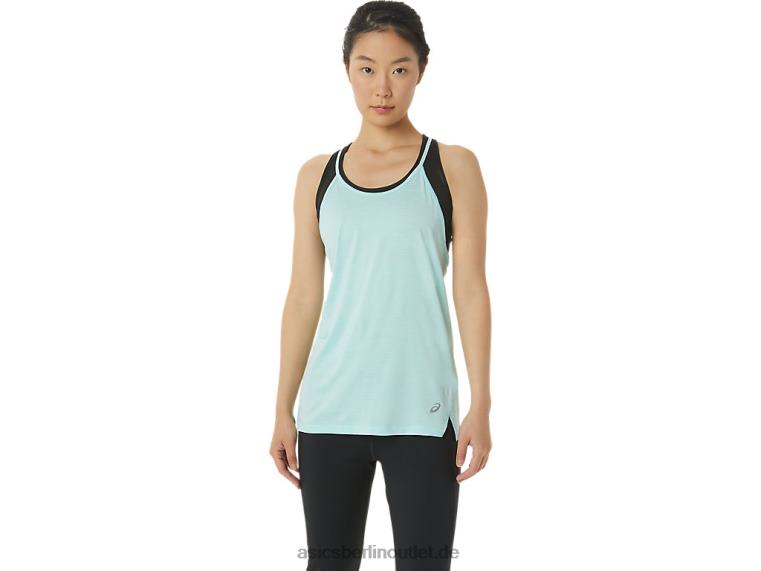 Damen-Trägershirt BL4N3304Asics klarer blauer Spacedye