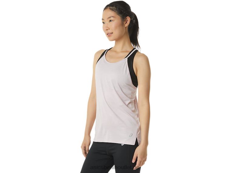 Damen-Trägershirt BL4N3310Asics kaum rosafarbener Spacedye