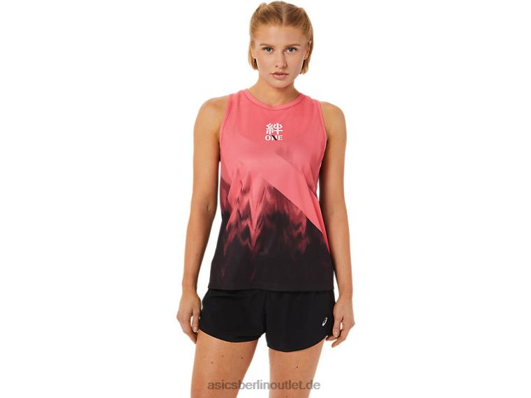 Damen-Unterhemd BL4N3650Asics leuchtende Korallen