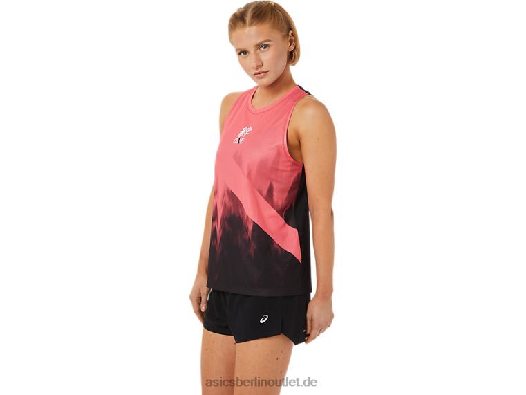 Damen-Unterhemd BL4N3650Asics leuchtende Korallen