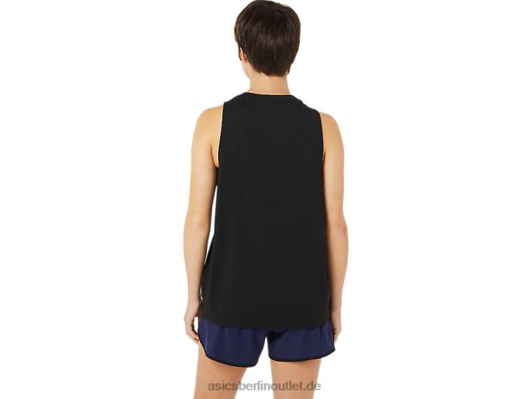 Damen-Unterhemd Lam Ready-Set II BL4N3616Asics Leistung schwarz