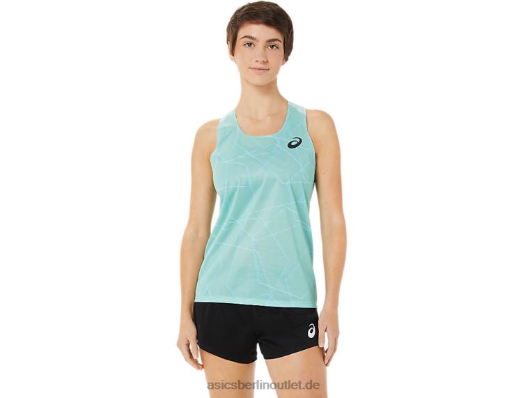 Leichtes Mesh-Unterhemd für Damen BL4N3262Asics klares Blau