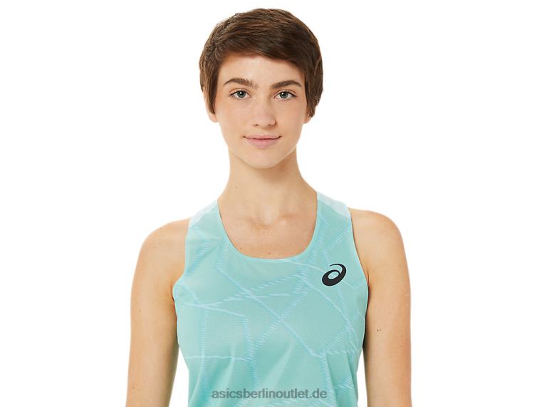 Leichtes Mesh-Unterhemd für Damen BL4N3262Asics klares Blau
