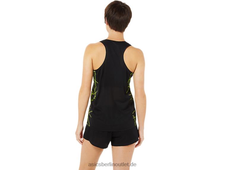 Leichtes Mesh-Unterhemd für Damen BL4N3405Asics Leistung schwarz