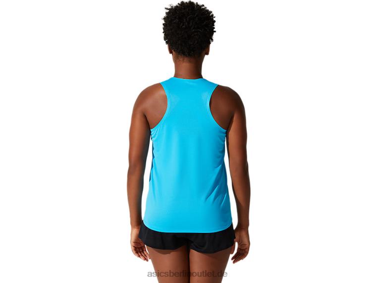 Leichtes Mesh-Unterhemd für Damen BL4N4075Asics digitales Aqua