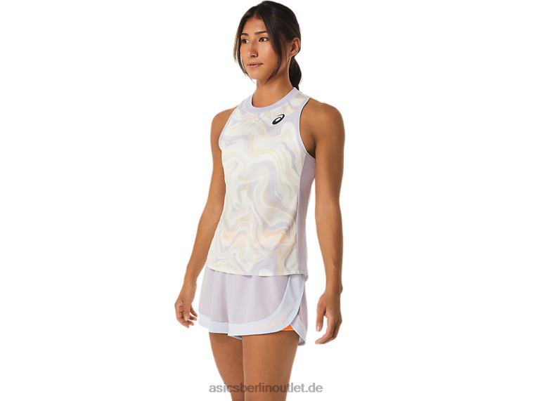 Match-Grafik-Tanktop für Damen BL4N2521Asics Dämmerungsviolett
