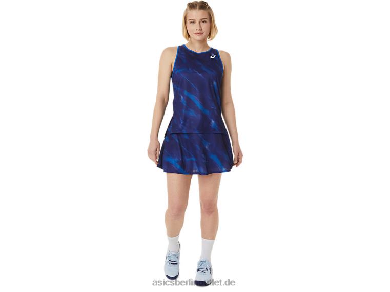 Match-Grafik-Tanktop für Damen BL4N3061Asics tauchblau