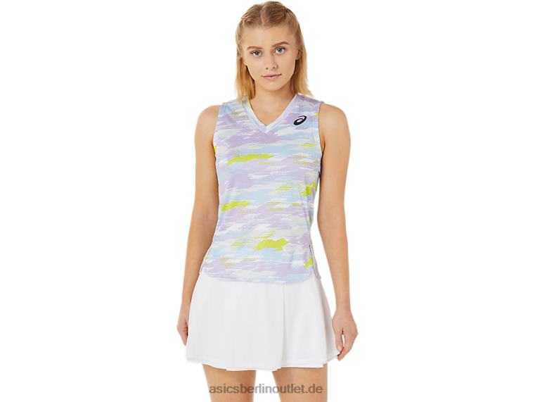 Match-Grafik-Tanktop für Damen BL4N3494Asics Murasaki