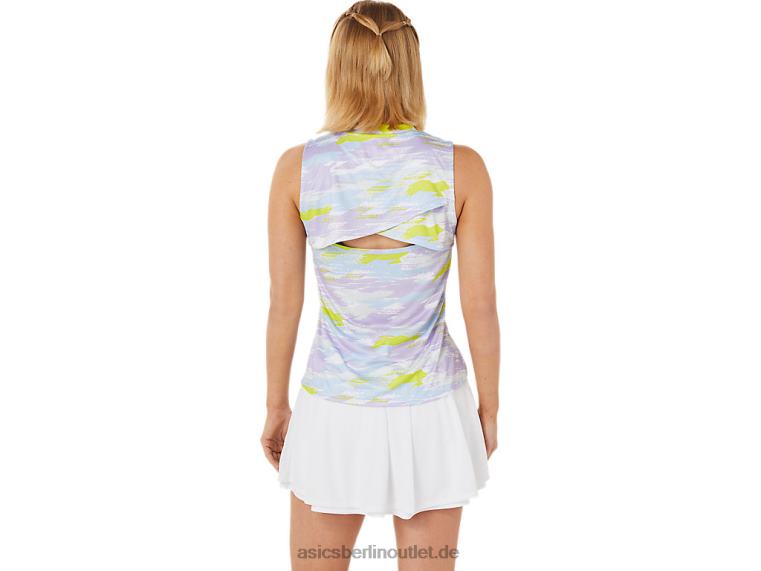 Match-Grafik-Tanktop für Damen BL4N3494Asics Murasaki