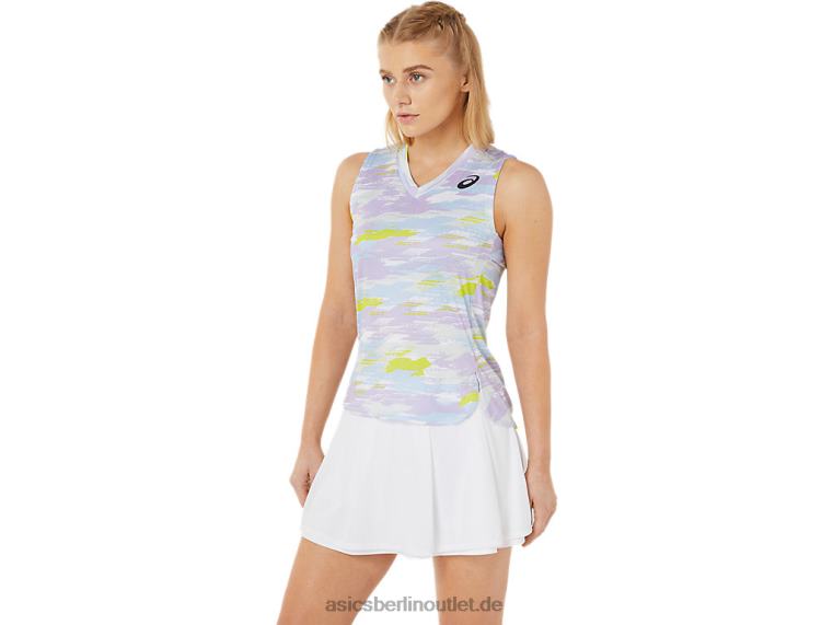 Match-Grafik-Tanktop für Damen BL4N3494Asics Murasaki