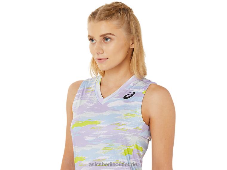 Match-Grafik-Tanktop für Damen BL4N3494Asics Murasaki